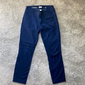 J Crew Frankie Chino, Navy size 0